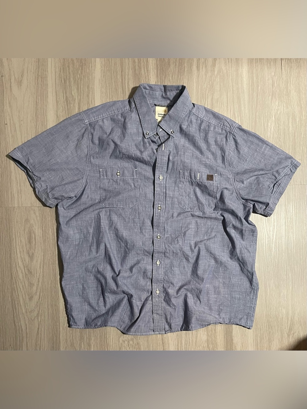 Men's Short-Sleeve Solaris Button-Down Shirt